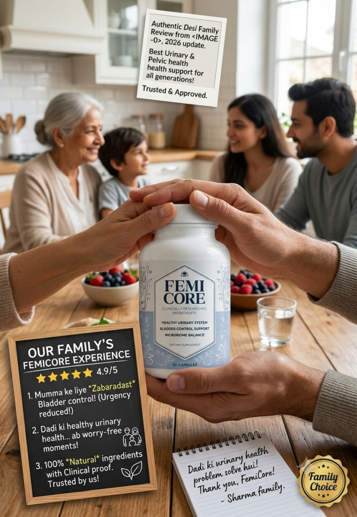 FemiCore Family Review - Desi Family Share Positive Experiences for Urinary and Pelvic Health